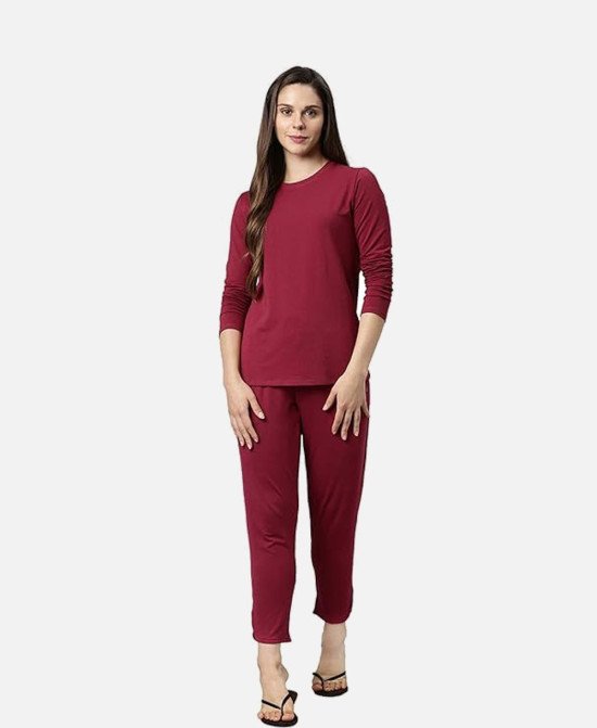 Full Sleeve Round Neck Slim Fit Cotton Tshirt