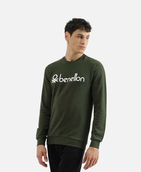 Benetton Regular Fit Round Neck Sweatshirt