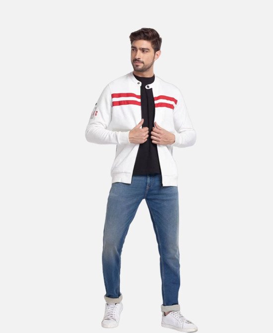 Spykar Men's Cotton High Neck Sweatshirt