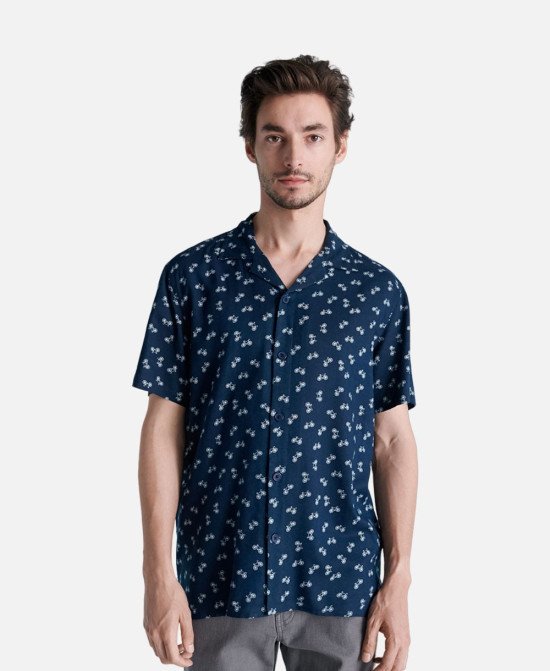 Jack & Jones Men's Short Sleeve Satin Latest Shirt